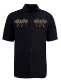 Men's Hawaiian Embroidery Shirt - Palm Road