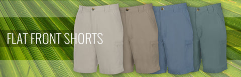 Men&#39;s Flat Front Shorts