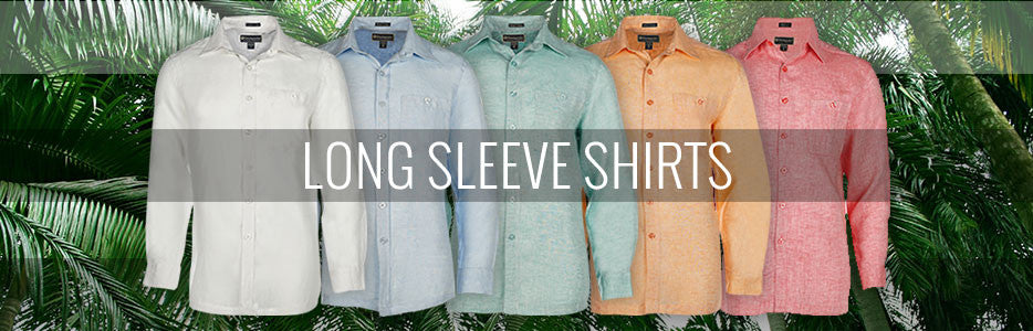 Men's Long Sleeve Casual & Tropical Shirts