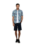 Men's Hawaiian Print Stretch Shirt - Hammocks