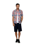 Men's Hawaiian Print Stretch Shirt - Hammocks