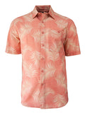 Men's Hawaiian Print Stretch Shirt - Tropic Branches