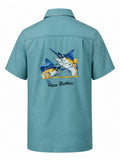 Men's Modal Embroidery Shirt - Booze Brothers