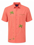 Men's Modal Embroidery Shirt - Palmas