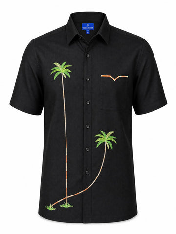 Men's Modal Embroidery Shirt - Palmas
