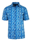 Men's Hawaiian Cotton Print Shirt - Mariana