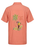 Men's Modal Embroidery Shirt - Polly's Drink
