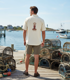 Men's Hawaiian Embroidery Shirt - Hail for the Tail