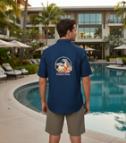 Men's Modal Embroidery Shirt - Parrot-Dise