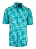 Men's Hawaiian Cotton Print Shirt - Windy Palms