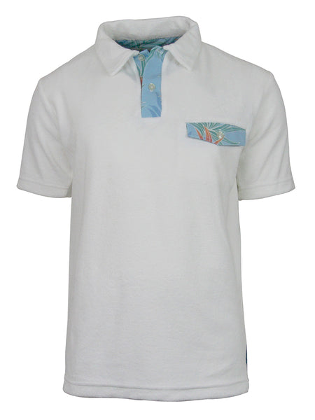 Men's Birds of Paradise Terry Polo