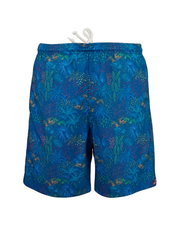 Men's Print Swim Trunk - Tropical Jungle