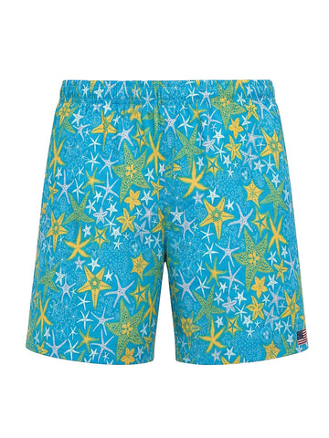 Men's Print Swim Trunk - Star Struck