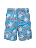 Men's Print Swim Trunk - Palm Waves