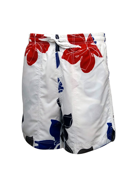 Men's Print Swim Trunk - Maui Hibiscus