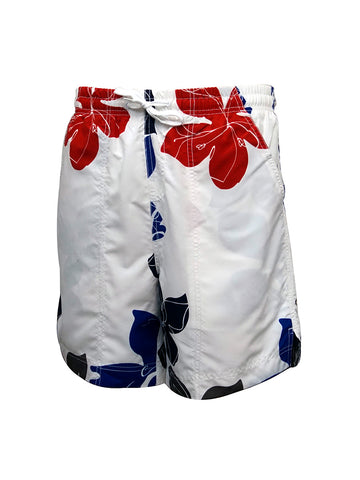 Men's Print Swim Trunk - Maui Hibiscus