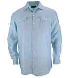 Men's Martinique Linen Shirt -  Long Sleeve