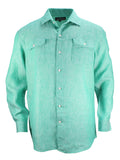 Men's Martinique Linen Shirt -  Long Sleeve