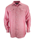 Men's Martinique Linen Shirt -  Long Sleeve