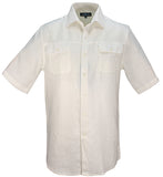 Men's Martinique Linen Shirt -  Short Sleeve