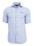 Men's Martinique Linen Shirt -  Short Sleeve