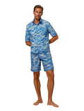 Men's Print Swim Trunk - Palm Mix