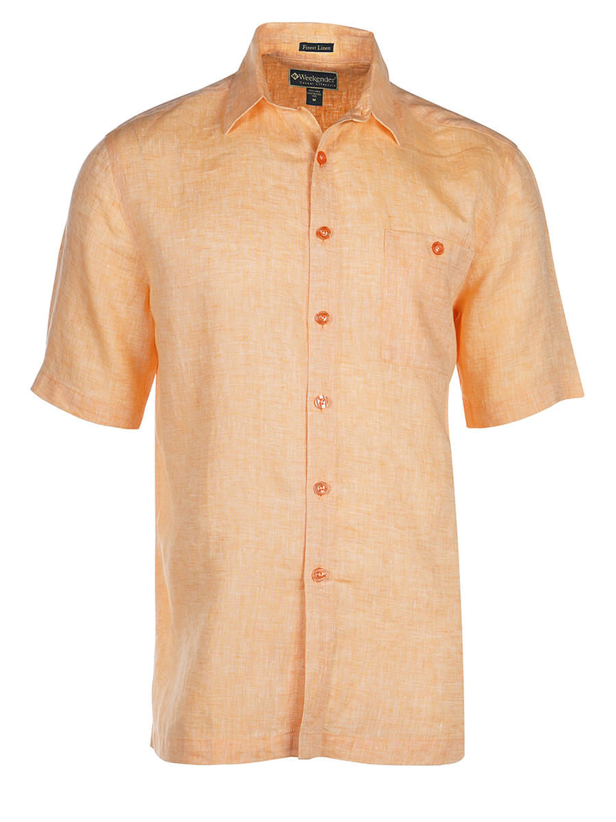 Men's Pavilion Short Sleeve Linen Shirt | Weekender Sportswear