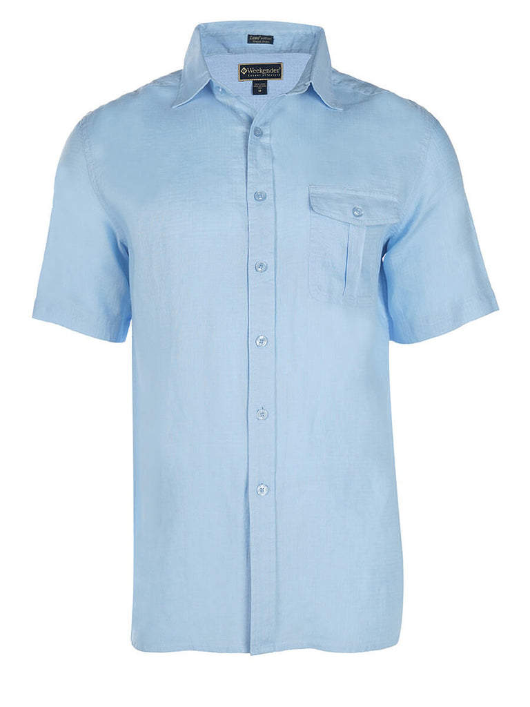 Cook Island Short Sleeve Linen Shirt | Weekender Sportswear