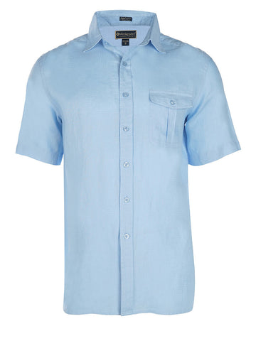 Men's Linen Shirt - Cook Island Short Sleeve
