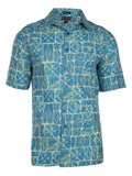 Men's Hawaiian Cotton Print Shirt - Groovy