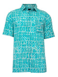 Men's Hawaiian Cotton Print Shirt - Groovy