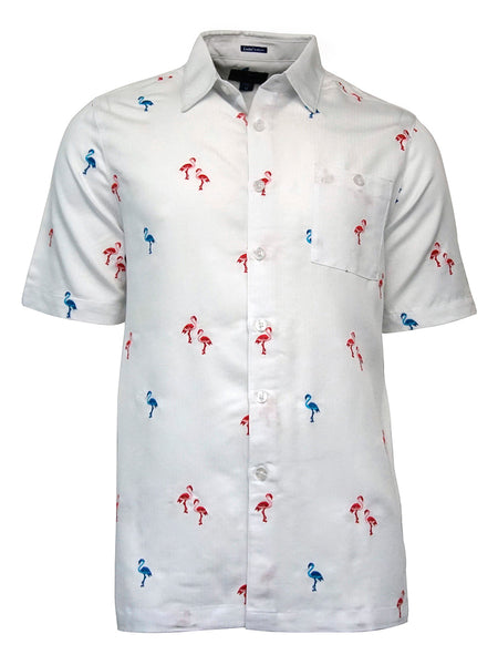 Men's Hawaiian Embroidery Shirt - Mingo