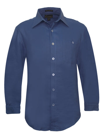 Men's Linen Shirt - Cove Long Sleeve
