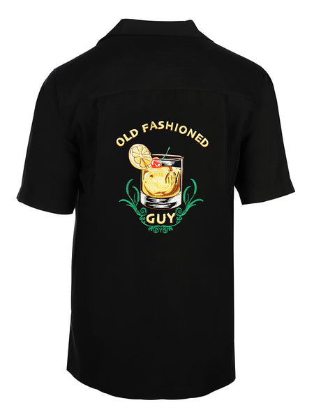 Men's Hawaiian Embroidery Shirt - Old Fashioned Guy