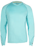 Men's Rashguard Swim Shirt - Aqua Solar Loose Fit Long Sleeve