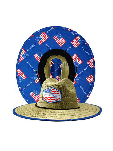 Wavy Flag Straw Hat