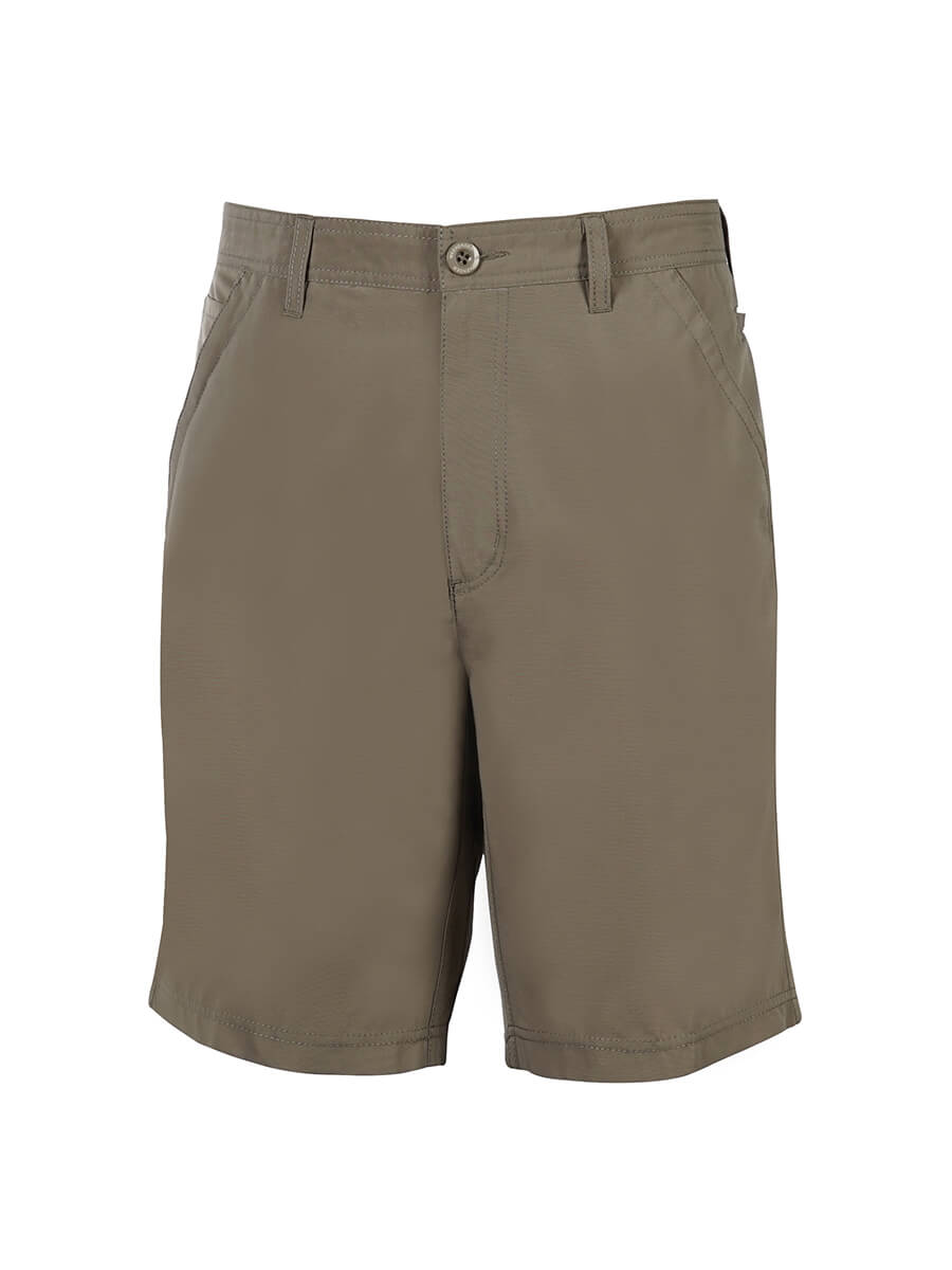 Men's Flat Front Travel Stretch Short-Sandalwood| Weekender Sportswear